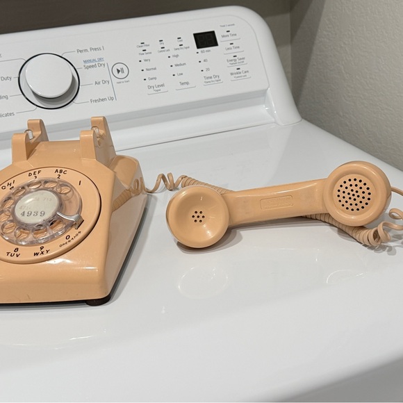 Vintage Beige Rotary Dial Telephone woks! - Picture 12 of 17